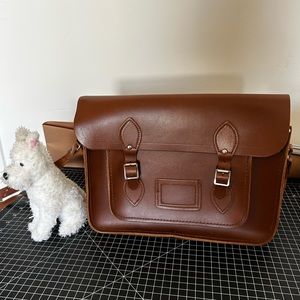 Cambridge satchel company 15 inch bag with strap